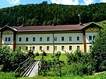 Former  Staff house at Radwerk XIV with ancillary building