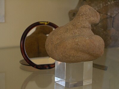 La llamada «dama de Sáliagos», una estatuilla neolítica fechada en torno al año 5000 a. C.