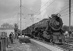 Photo of PRR steam locomotive K4s, April 26, 1944