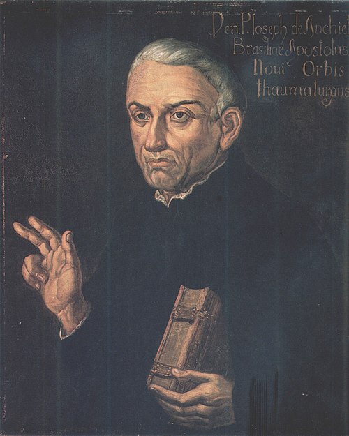 Saint Joseph of Anchieta (1534–1597), Spanish Jesuit missionary to Brazil and one of the founders of Sao Paulo and Rio de Janeiro. José de Anchieta wa