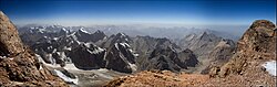 Pohled z hory Čimtarga