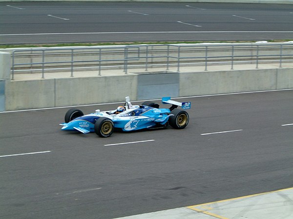 Patrick Carpentier was restricted to qualifying tenth but ran strongly in the race to finish third.