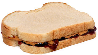 <span class="mw-page-title-main">Peanut butter and jelly sandwich</span> Type of sandwich