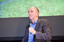 Game designer Peter Molyneux, the subject of the parody Peter Molyneux 20080927 Festival du jeu video 01.jpg