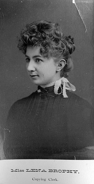 File:Photograph of Miss lena brophy.jpg