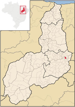 Localização de Vila Nova do Piauí no Piauí