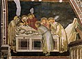 Ukladanie do hrobu, okolo 1325, freska, Bazilika svätého Františka, Assisi