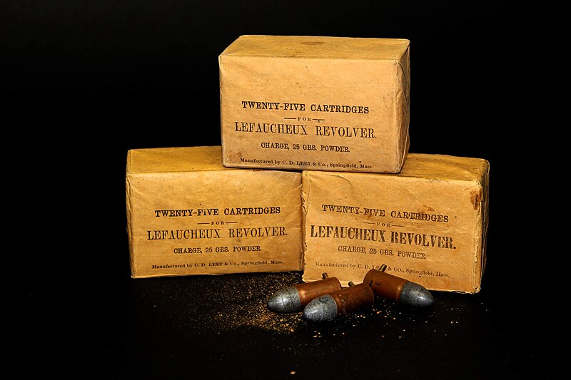 File:Pinfire Cartridge Box by C.D. Leet & Co. .jpg