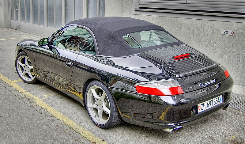 File:Porsche 911 Carrera 4 Convertible type 996 black.jpg