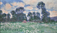 Meadow in flower at Giverny Prairie fleurie a Giverny (C Monet - W 1248).png