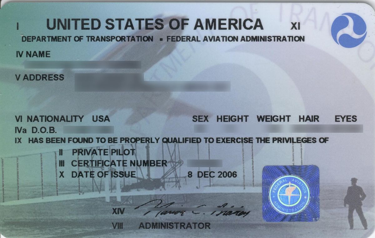 tyran riffel karton Private pilot licence - Wikipedia