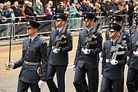 Militares do regimento da RAF.