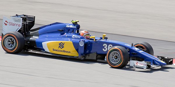 Marciello during free practice for the 2015 Malaysian Grand Prix