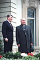 First meeting (November 1985) of President Reagan with Soviet General Secretary Mikhail Gorbachev