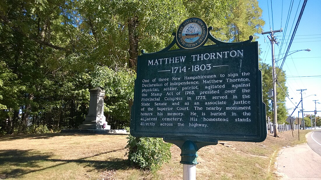 Signer's House and Matthew Thornton Cemetery