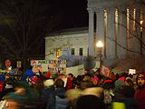 demonstration at the Supreme Court