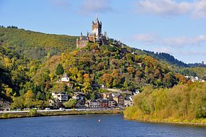 Cochem Castle, overlooking the Mosel