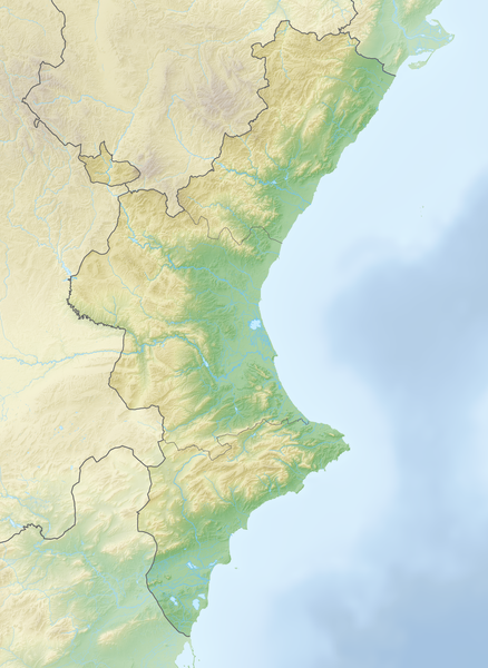 File:Relief map of Spain Valencia.png