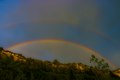 Double rainbow over Roche de Lect, Parc naturel régional du Haut-Jura, France, 2012-08-01