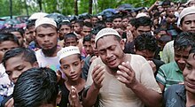 Rohingya refugees gathered on Genocide Remembrance Day Rohingya refugees gathered on Genocide Remembrance Day.jpg