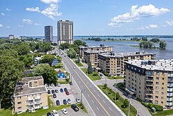 Aerial view of Repentigny