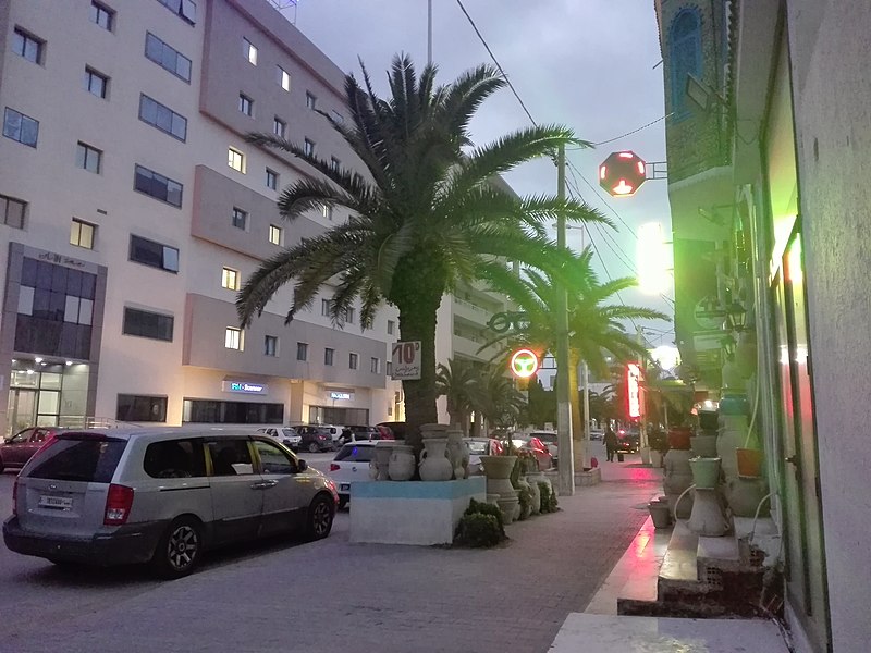 File:Rue de la ville de Nabeul, fevrier 2019.jpg