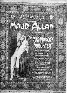 <i>The Rug Makers Daughter</i> 1915 film by Oscar Apfel