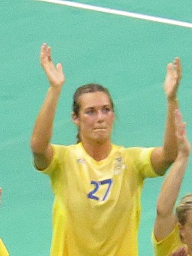 Sabina Jacobsen avec la Suède en 2016