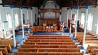 View of the alter from upstairs.