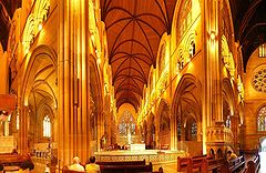 Image 36Interior of St Mary's Cathedral, Sydney (from Culture of Australia)