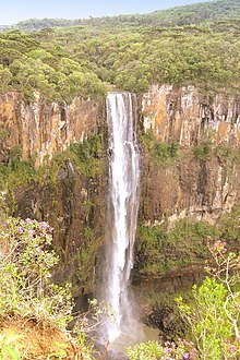 Salto São Francisco (Guarapuava), la più grande cascata del sud del Brasile.