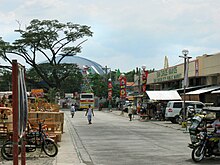 Public Market (foreground) and the Don Federico Mandapat Sports Dome (background) can be seen here San Carlos Pangasinan 2.JPG