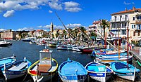 harbour of Sanary-sur-Mer, Provence-Alpes-Côte d’Azur, France