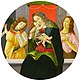 Sandro Botticelli - Mary with the Child, John the Baptist and an angel