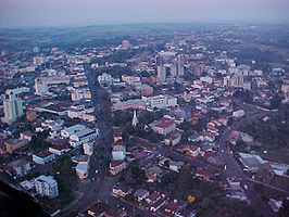 Santa Rosa van boven gezien