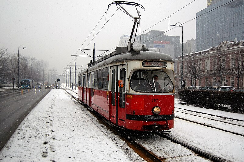 File:Sarajevo Tram-707 Line-4 2012-01-09.jpg