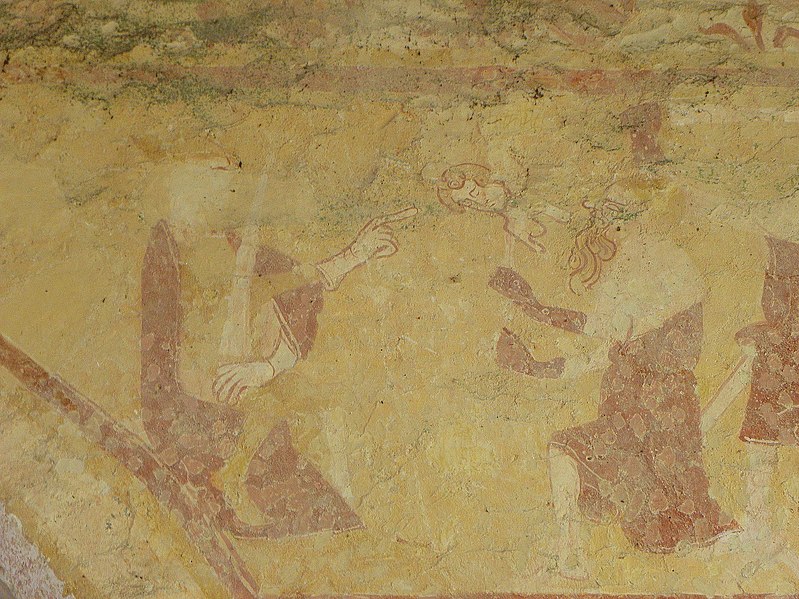 File:Sargé-sur-Braye (41) Église Saint-Martin Fresques Mur oriental 09.JPG