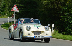 Saksonya Klasik Ralli 2010 - Triumph TR2 1954 (aka) .jpg