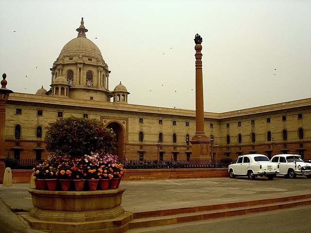 The South Block, Central Secretariat, New Delhi - the station of the IHQ of MoD (Army), where the COAS is seated.