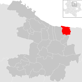 Poloha obce Seefeld-Kadolz v okrese Hollabrunn (klikacia mapa)