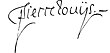 handtekening van Pierre Louÿs