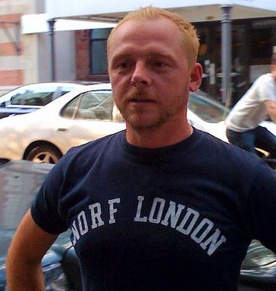 Pegg in New York City, July 2008