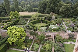 Parti av Sissinghurst Castle Garden.