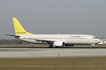 Boeing 737-800 at Prague Ruzyne Airport Snowflake 737-883.jpg