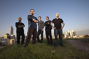 Solstice Coil in Tel Aviv, 2008 From left to right: Yaniv Shalev, Yatziv Caspi, Opher Vishnia, Shai Yallin, Shir Deutch