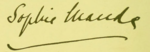 Sophie Maude's signature (A ROUND TABLE, 1897).png