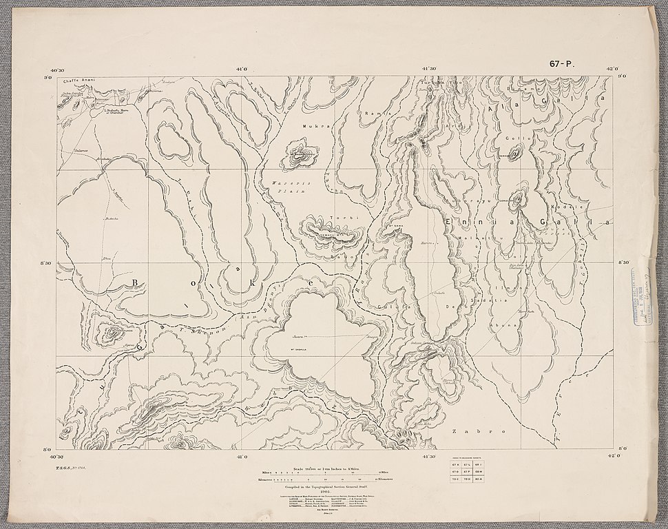 File Southern Abyssinia Boundary Commission Africa Sheets 67 J K L N O P Showing Extent Of Maj Gwynns Work War Office Ledger Womat Afr Aby 27 5 6 Jpg Wikimedia Commons