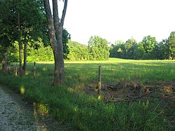 The southern edge of the site Southern edge of Swan's Landing.jpg