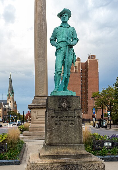 File:Spanish–American War Soldier, Milwaukee, Wisconsin.jpg