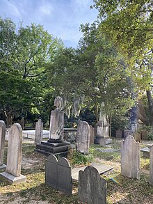 View of the West Graveyard of St. Philip's Church